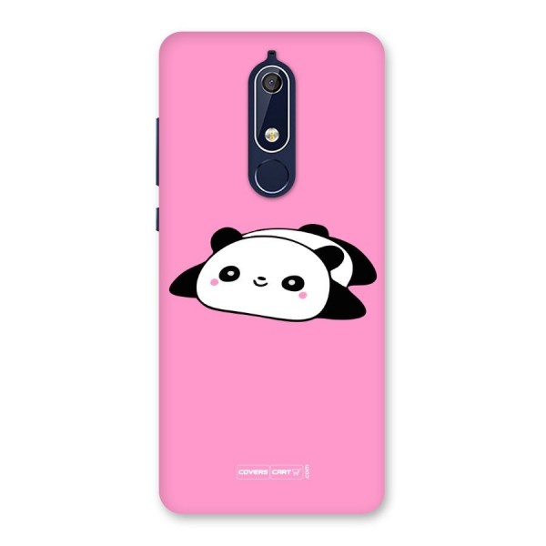 Cute Lazy Panda Back Case for Nokia 5.1