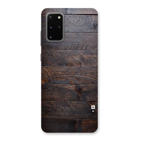 Dark Wood Printed Back Case for Galaxy S20 Plus