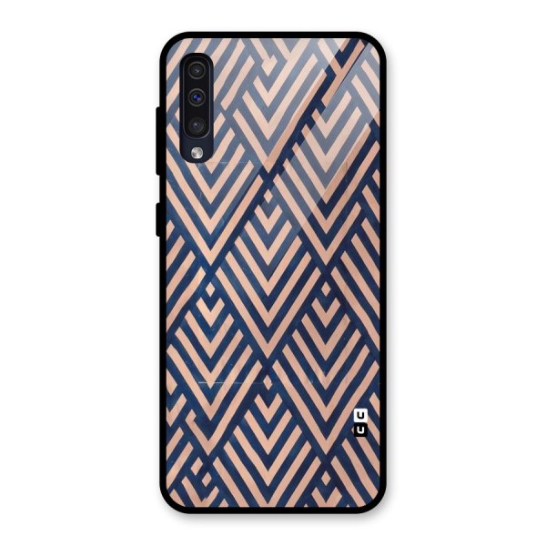 Diamond Blues Glass Back Case for Galaxy A30s