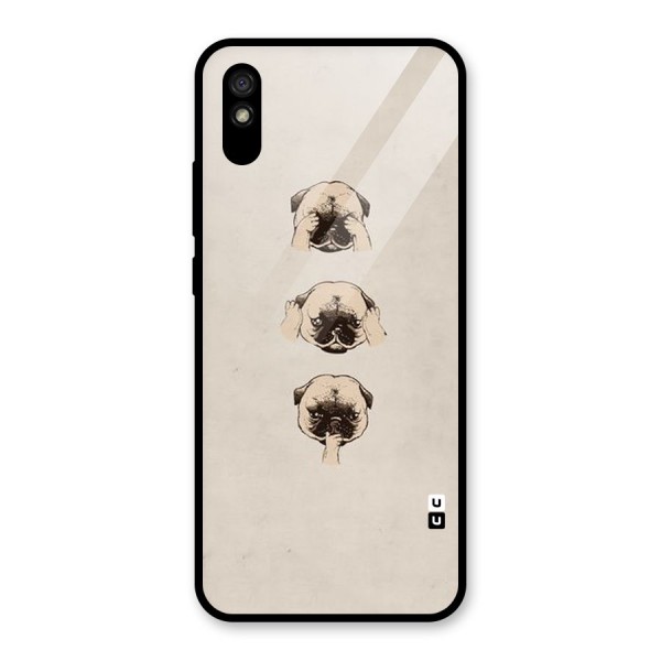 Doggo Moods Glass Back Case for Redmi 9i