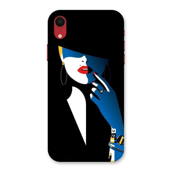 Elegant Woman Back Case for iPhone XR