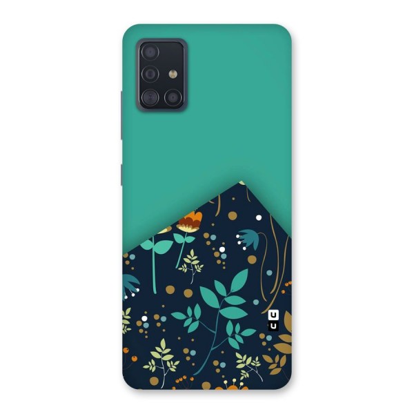 Floral Corner Back Case for Galaxy A51
