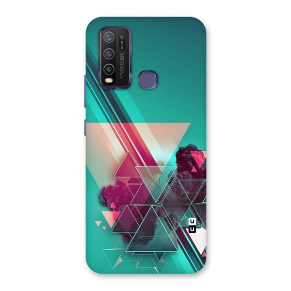 Floroscent Abstract Back Case for Vivo Y50