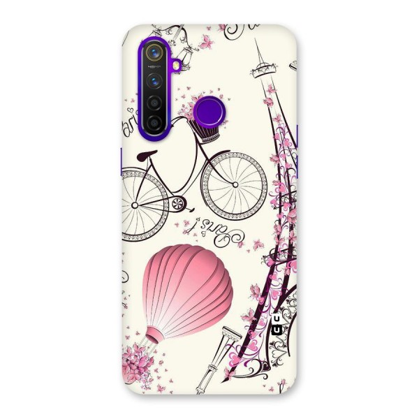 Flower Clipart Back Case for Realme 5 Pro