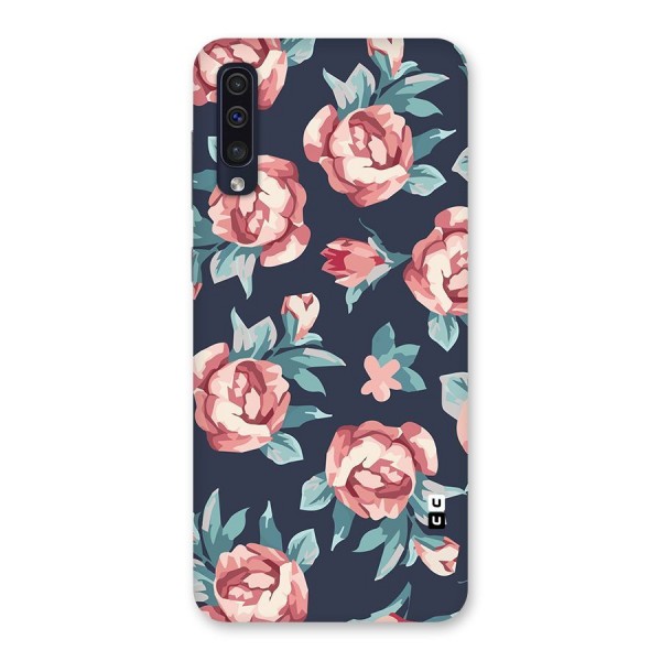 Flowers Painting Back Case for Galaxy A50