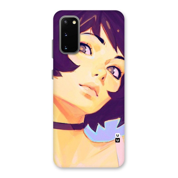 Girl Face Art Back Case for Galaxy S20