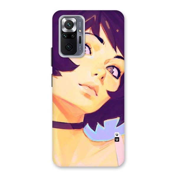 Girl Face Art Back Case for Redmi Note 10 Pro