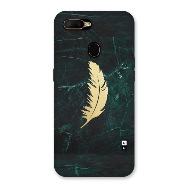 Golden Feather Back Case for Oppo A5s