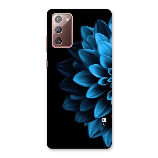 Half Blue Flower Back Case for Galaxy Note 20