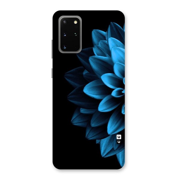 Half Blue Flower Back Case for Galaxy S20 Plus