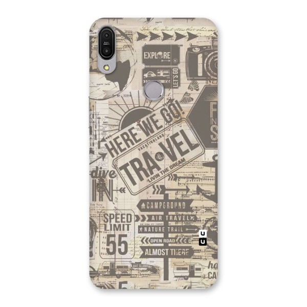 Here We Travel Back Case for Zenfone Max Pro M1