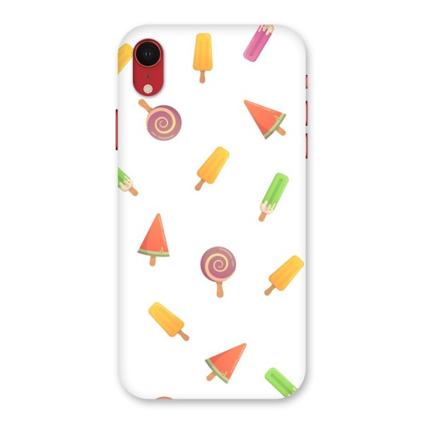 Ice Cream Colors Back Case for iPhone XR