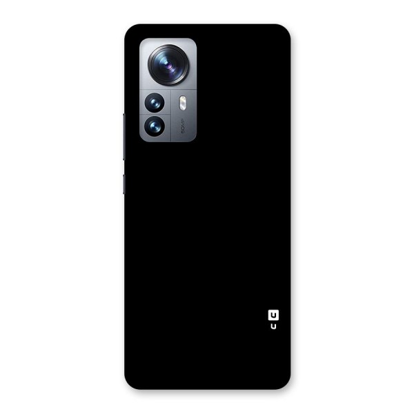 Just Black Back Case for Xiaomi 12 Pro