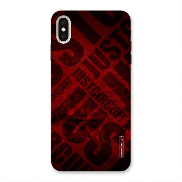 Just Circuit Back Case for iPhone XS Max