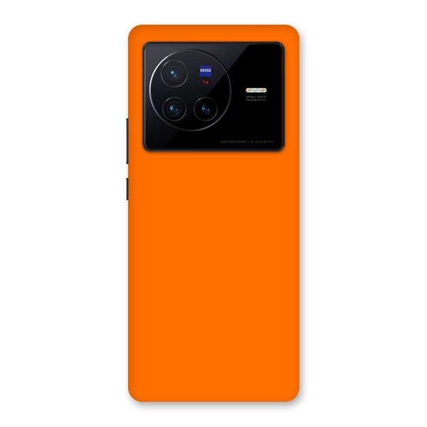 Mac Orange Back Case for Vivo X80