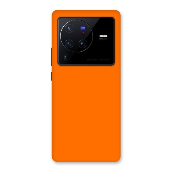 Mac Orange Back Case for Vivo X80 Pro