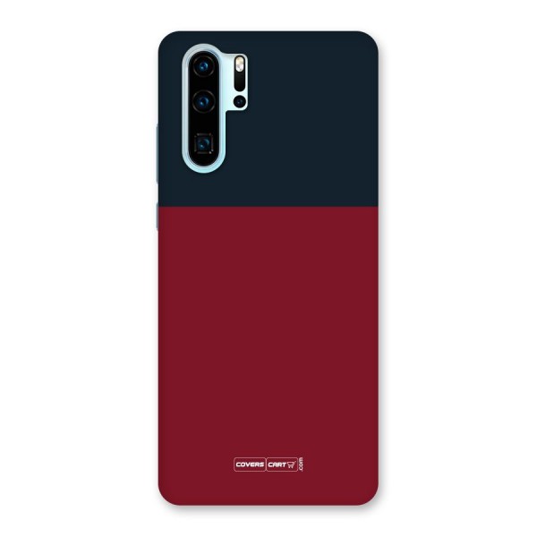 Maroon and Navy Blue Back Case for Huawei P30 Pro