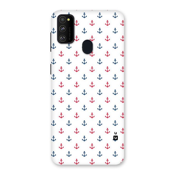 Minimal Anchor Pattern Back Case for Galaxy M30s