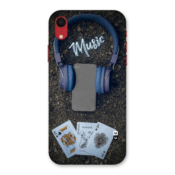 Music Power Cards Back Case for iPhone XR