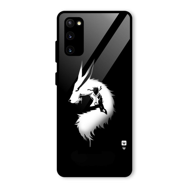Naruto Kurama Mode Glass Back Case for Galaxy S20 FE 5G