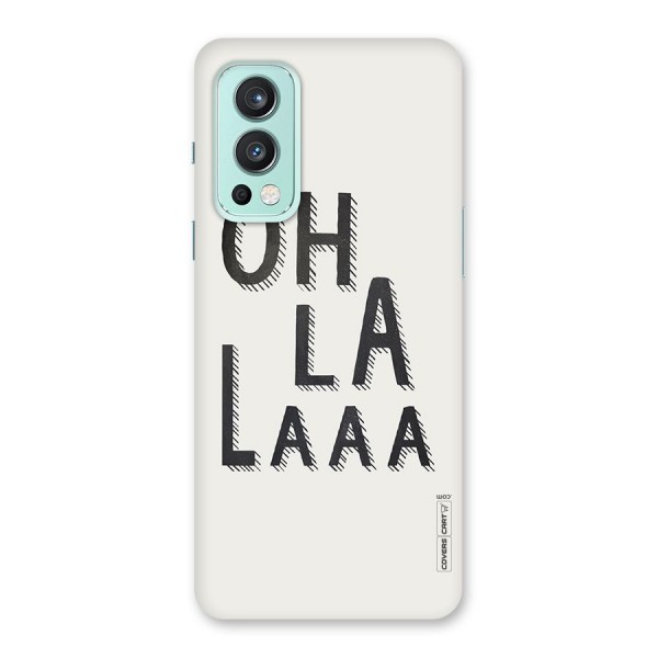 Oh La La Back Case for OnePlus Nord 2 5G