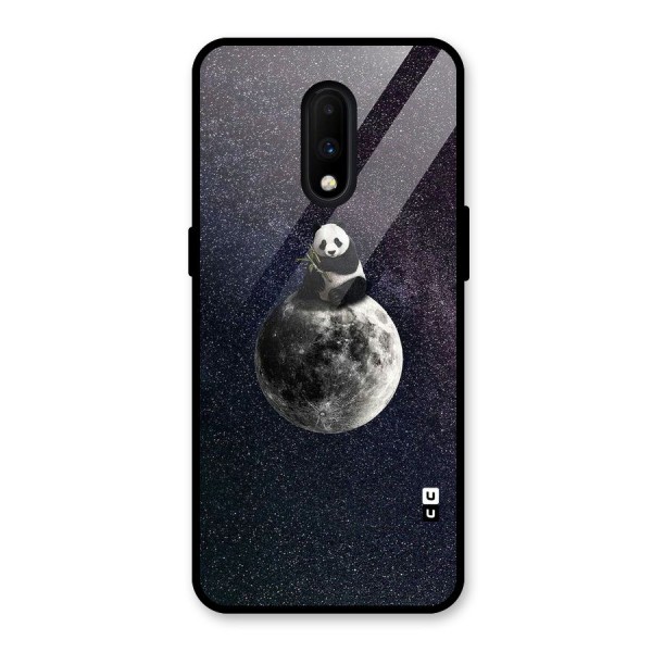 Panda Space Glass Back Case for OnePlus 7