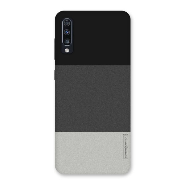 Pastel Black and Grey Back Case for Galaxy A70