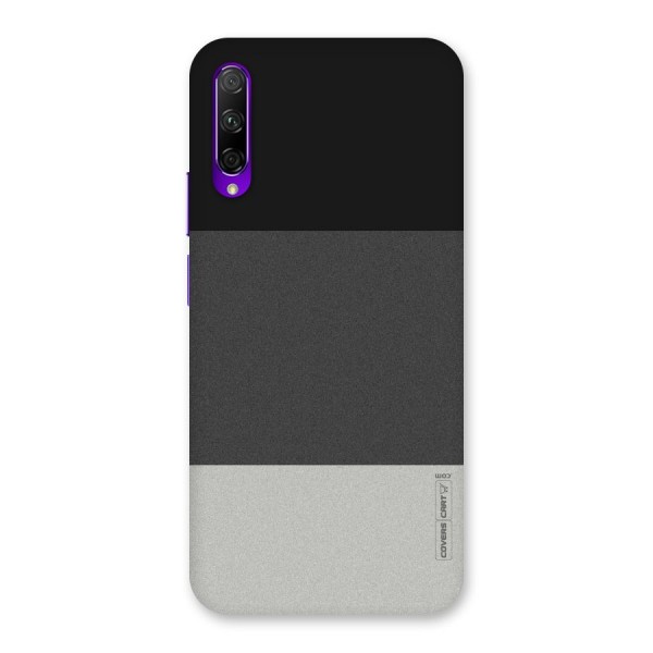 Pastel Black and Grey Back Case for Honor 9X Pro