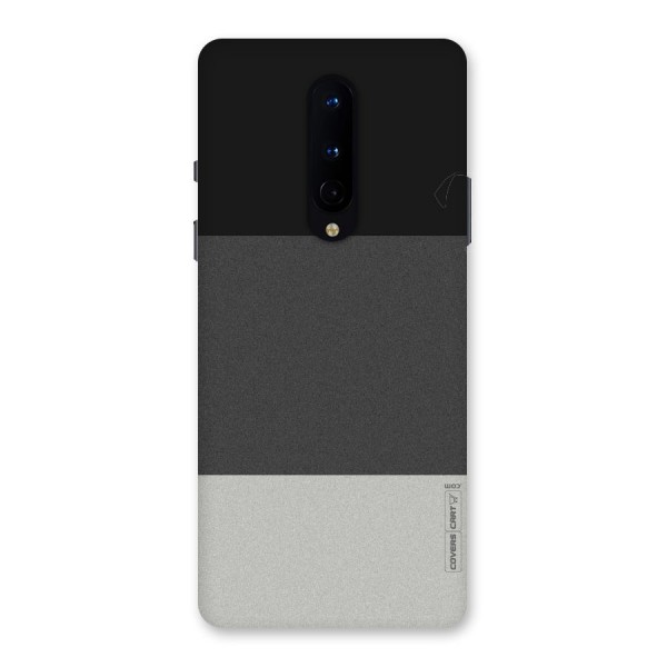 Pastel Black and Grey Back Case for OnePlus 8