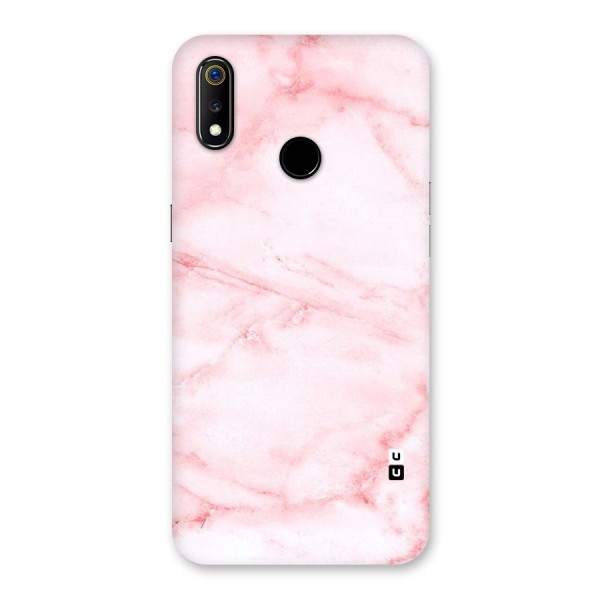 Pink Marble Print Back Case for Realme 3