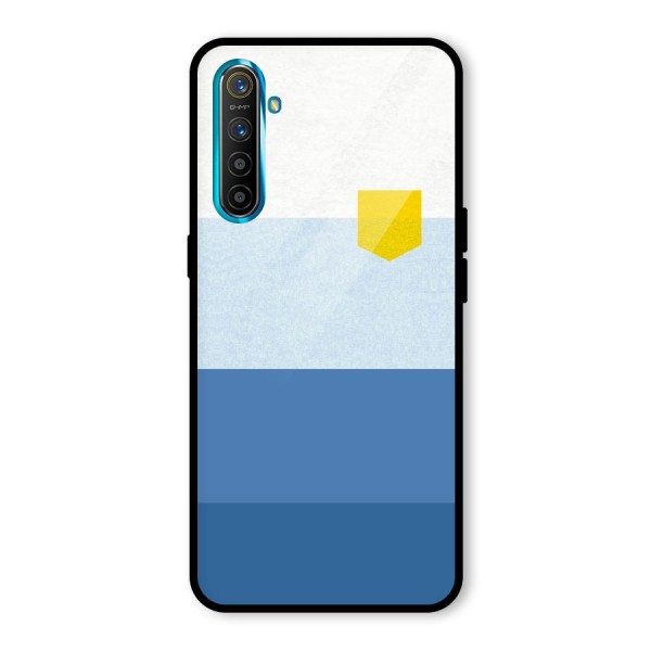 Pocket Stripes. Glass Back Case for Realme XT