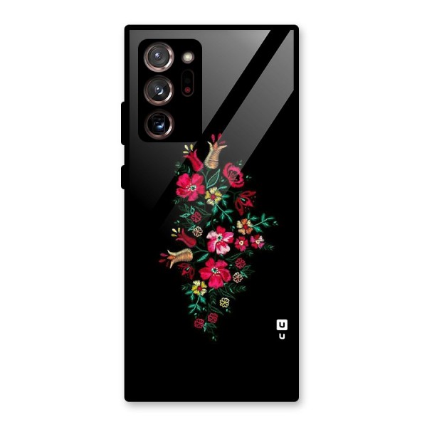 Pretty Allure Flower Glass Back Case for Galaxy Note 20 Ultra