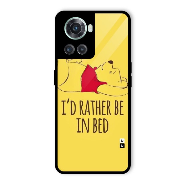 Rather Be In Bed Glass Back Case for OnePlus 10R
