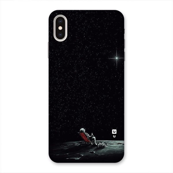 Resting Spaceman Face Back Case for iPhone XS Max
