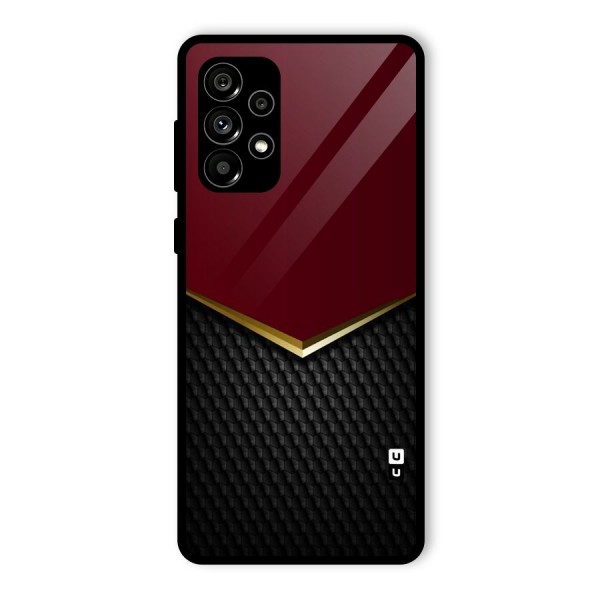 Rich Design Glass Back Case for Galaxy A73 5G