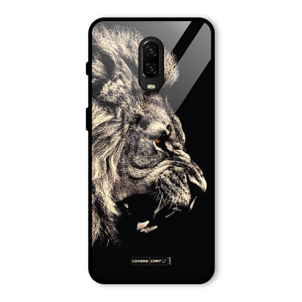 Roaring Lion Glass Back Case for OnePlus 6T