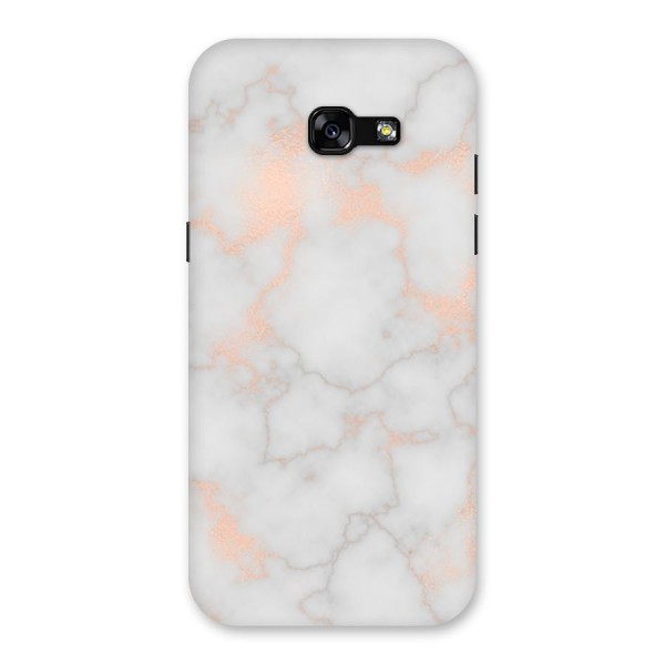 RoseGold Marble Back Case for Galaxy A5 2017