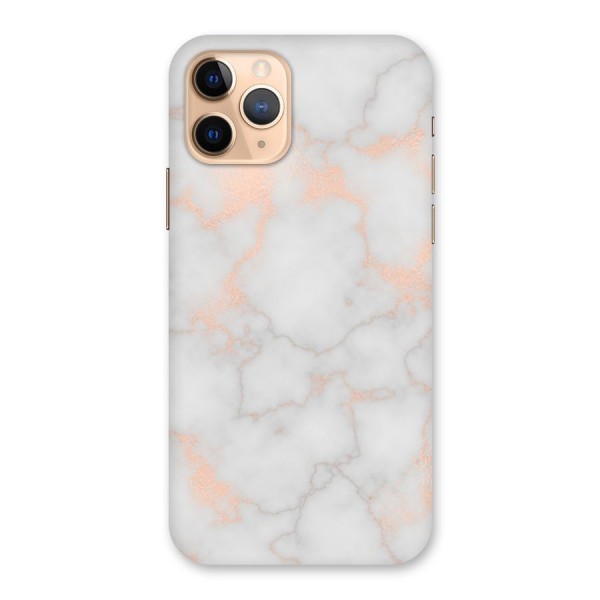 RoseGold Marble Back Case for iPhone 11 Pro