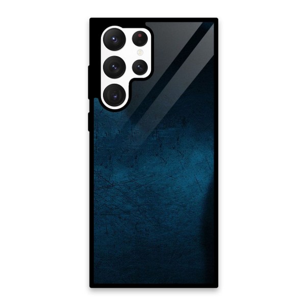 Royal Blue Glass Back Case for Galaxy S22 Ultra 5G