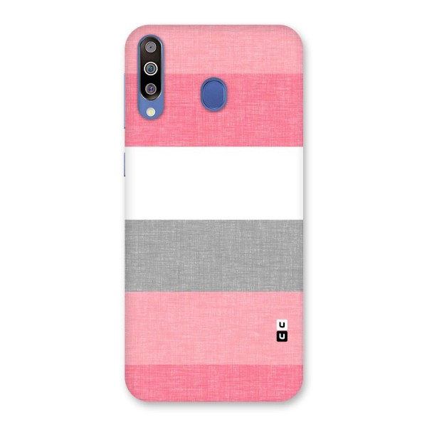Shades Pink Stripes Back Case for Galaxy M30