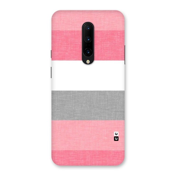 Shades Pink Stripes Back Case for OnePlus 7 Pro