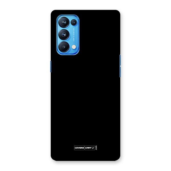 Simple Black Back Case for Oppo Reno5 Pro 5G