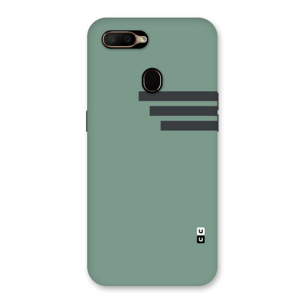 Solid Sports Stripe Back Case for Oppo A5s