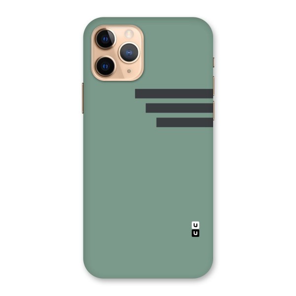 Solid Sports Stripe Back Case for iPhone 11 Pro