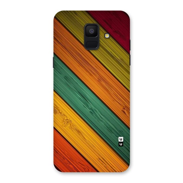 Stripes Classic Design Back Case for Galaxy A6 (2018)