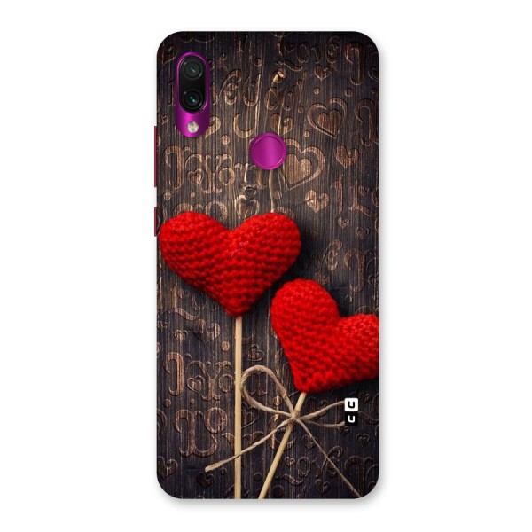 Thread Art Wooden Print Back Case for Redmi Note 7 Pro