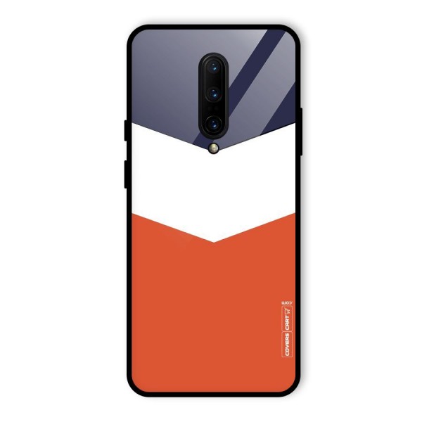Three Colour Pattern Glass Back Case for OnePlus 7 Pro