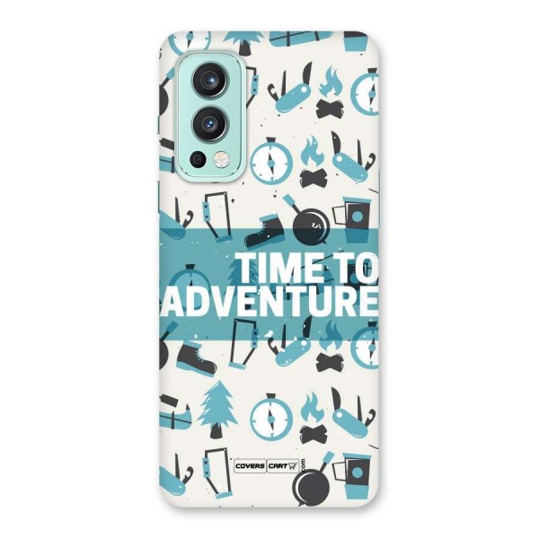 Time To Adventure Blazing Blue Back Case for OnePlus Nord 2 5G