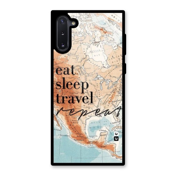 Travel Repeat Glass Back Case for Galaxy Note 10