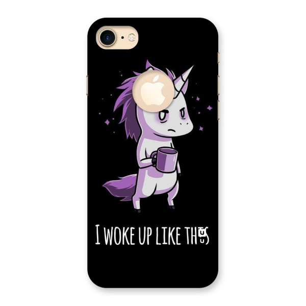 Unicorn Morning Back Case for iPhone 7 Logo Cut